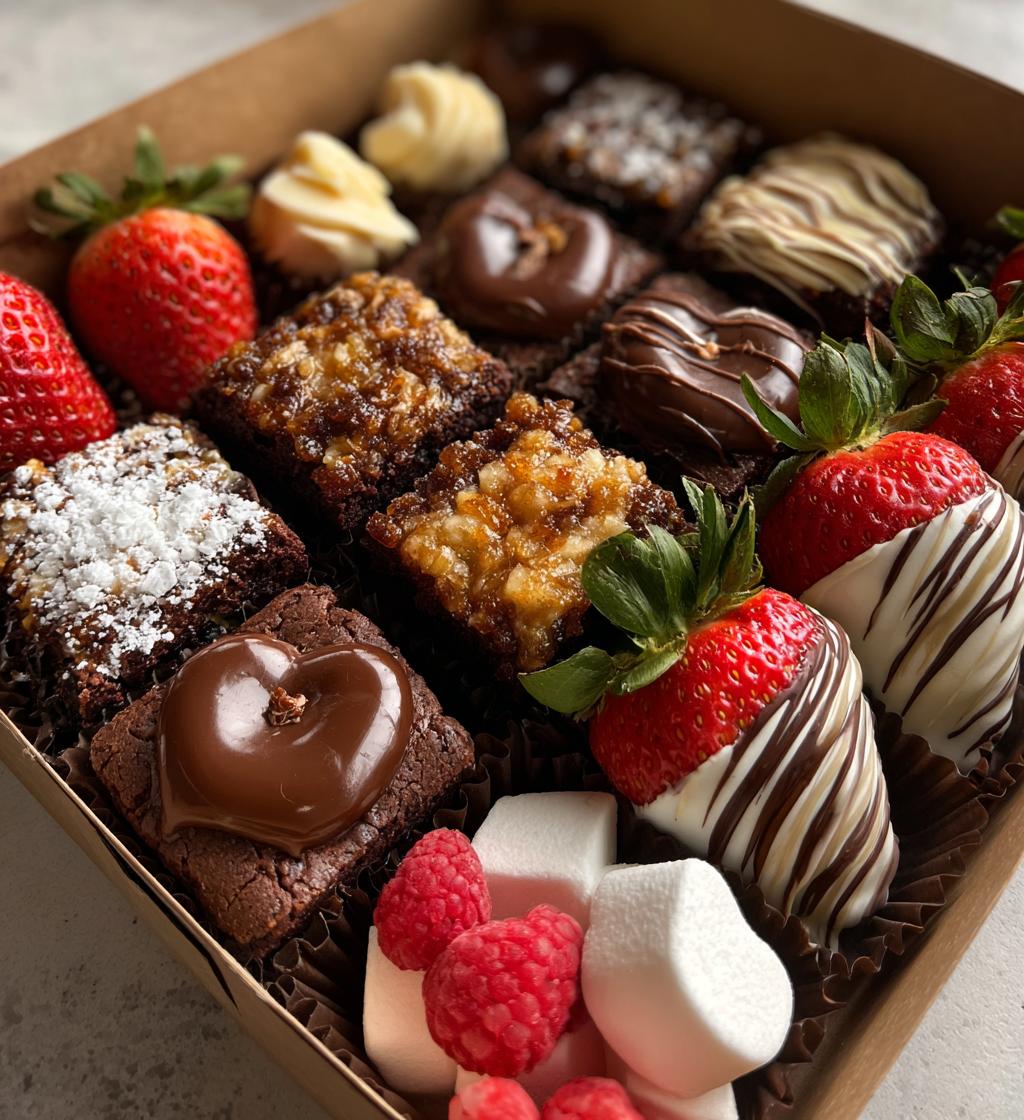 valentines day dessert gift box ideas