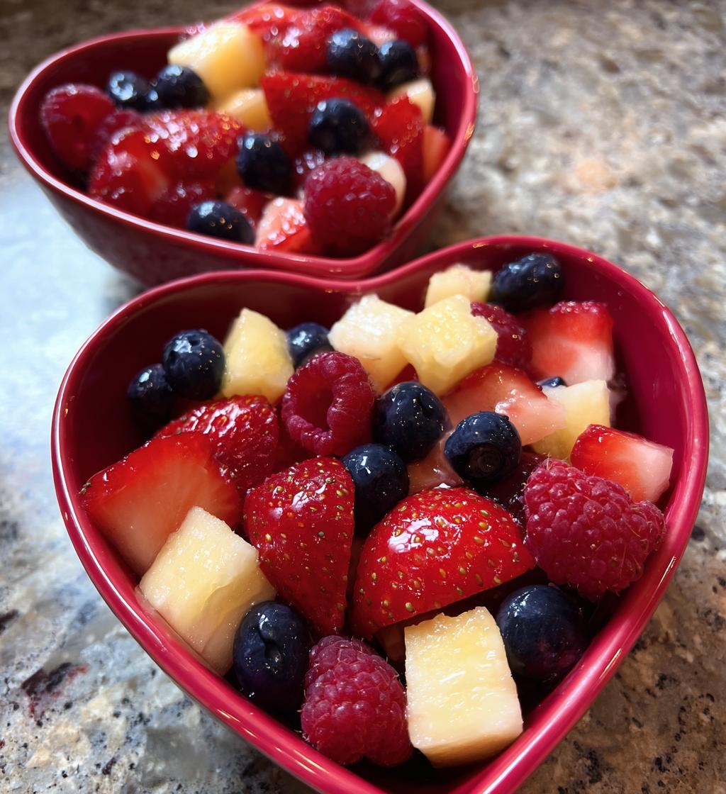 valentines day fruit