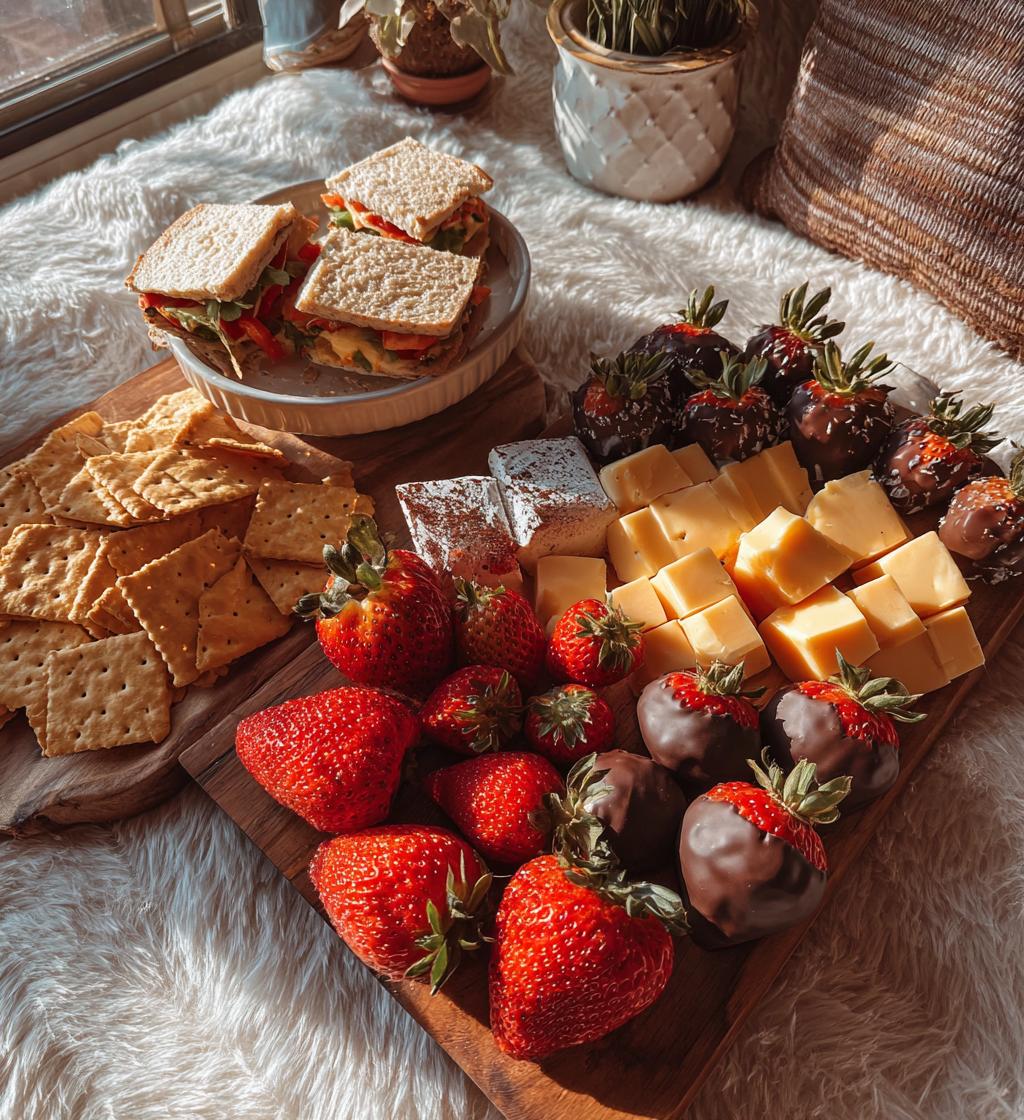 valentines day indoor picnic