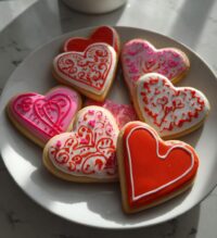 valentines day sugar cookies decorated