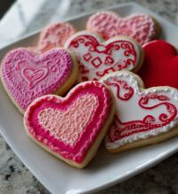 valentines day sugar cookies royal icing