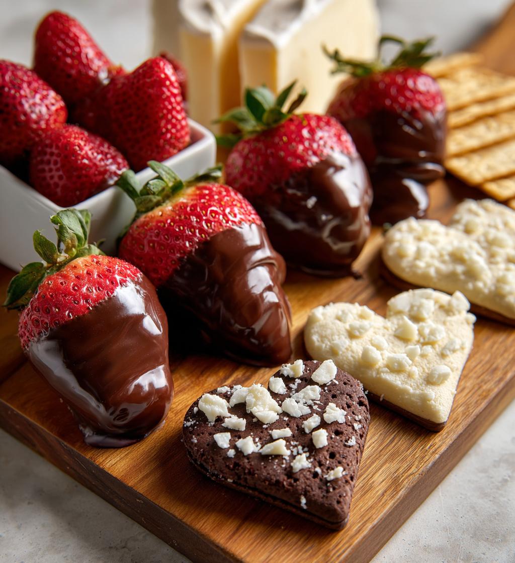 valentines day treat board