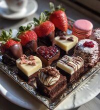 valentines dessert tray